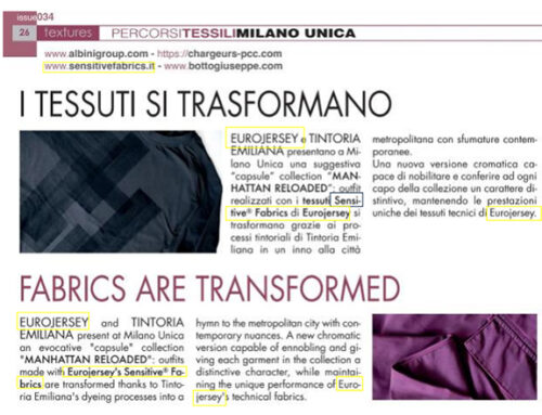 I tessuti si trasformano | Percorsi tessili Milano Unica
